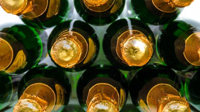 Champagne bottles