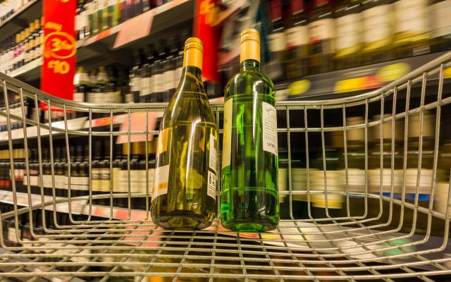 Wine Bottle in Supermarket Sweep